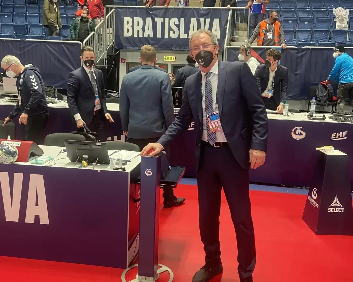 Rančík ako delegát na zápase Ligy majstrov