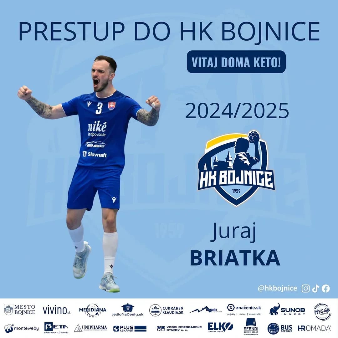 NHE: Juraj Briatka po roku späť v Bojniciach