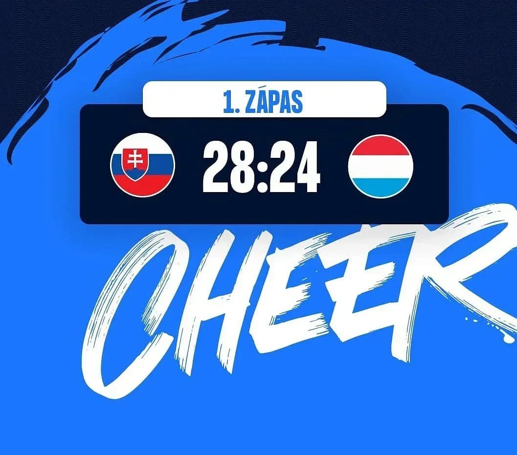 EHF CHAMPIONSHIP II 2026: JUNIORI ZAČALI VÍŤAZNE PROTI LUXEMBURSKU