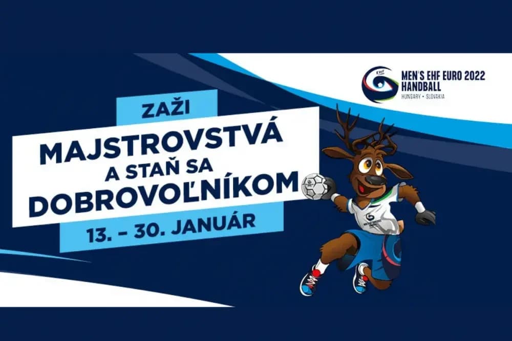 Užite si majstrovstvá Európy zblízka – staňte sa dobrovoľníkom!